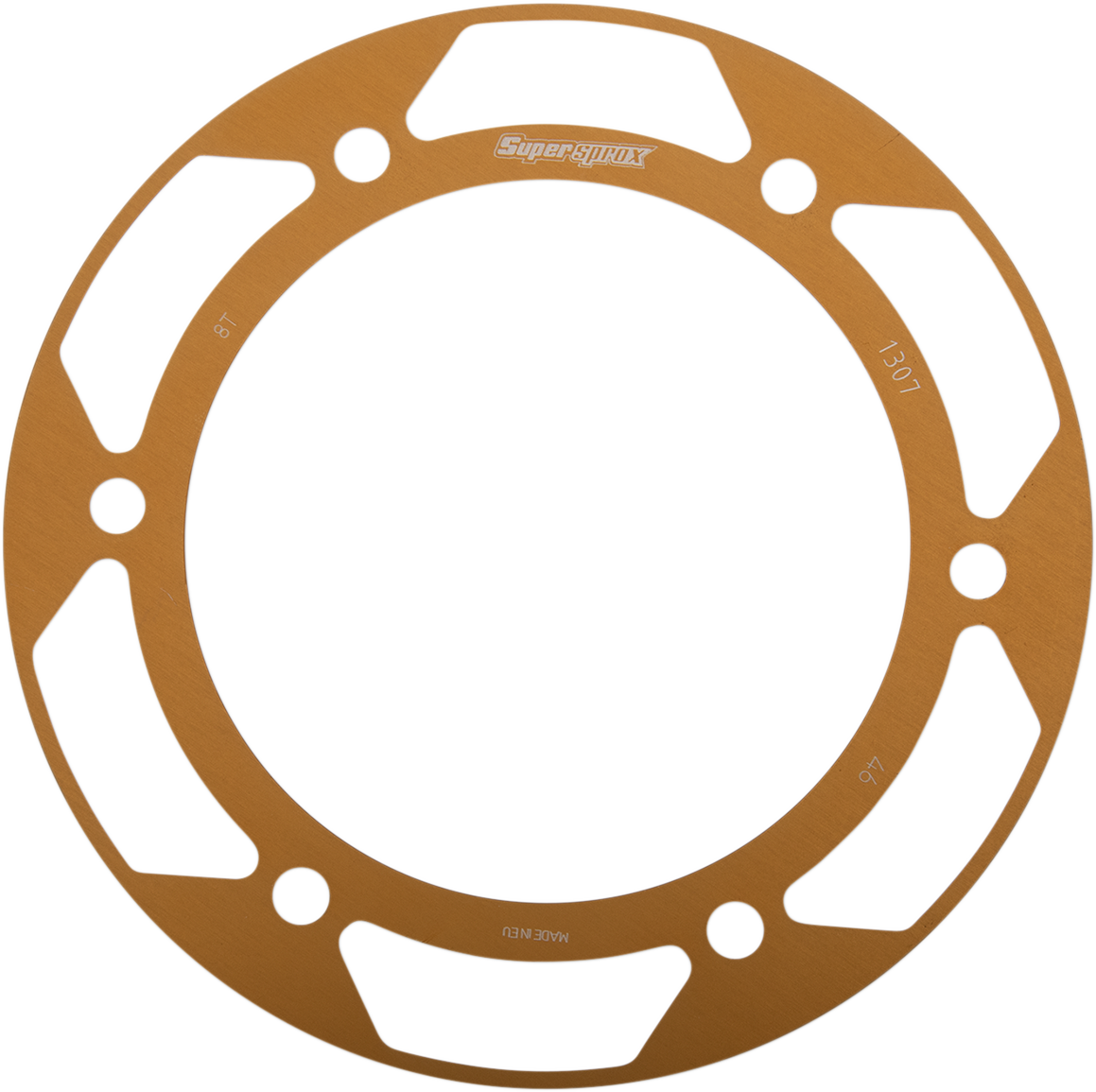 SUPERSPROX Edge Rear Sprocket Insert - Gold RACD1307-46-GLD