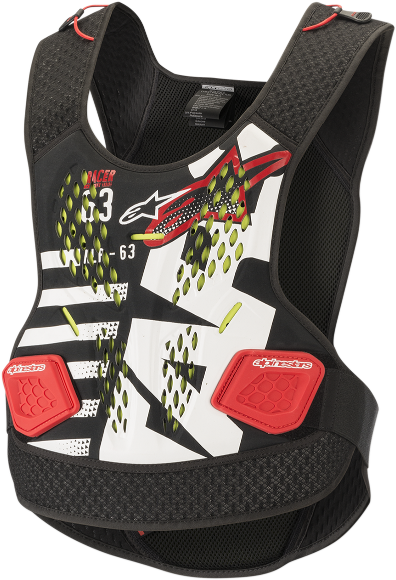 ALPINESTARS Sequence Chest Guard - Black/White/Red - M/L 6701819-123-ML