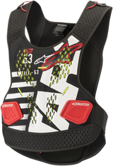 ALPINESTARS Sequence Chest Guard - Black/White/Red - M/L 6701819-123-ML