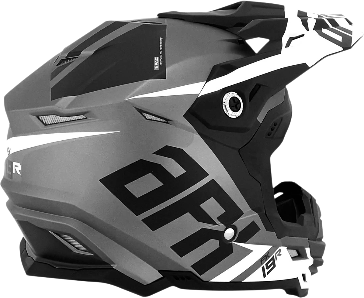 AFX FX-19R Helmet - Racing - Frost Gray - Small 0110-7073