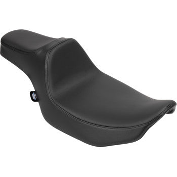DRAG SPECIALTIES SEATS Extended Reach Predator III Set - Vinyl/Solar Leather - Smooth - FLT/FLH '23-'24 0801-2062