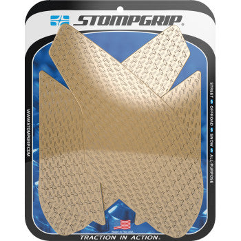 STOMPGRIP Traction Pad Tank Grips - Icon - Clear - SV 650 55-14-0136C