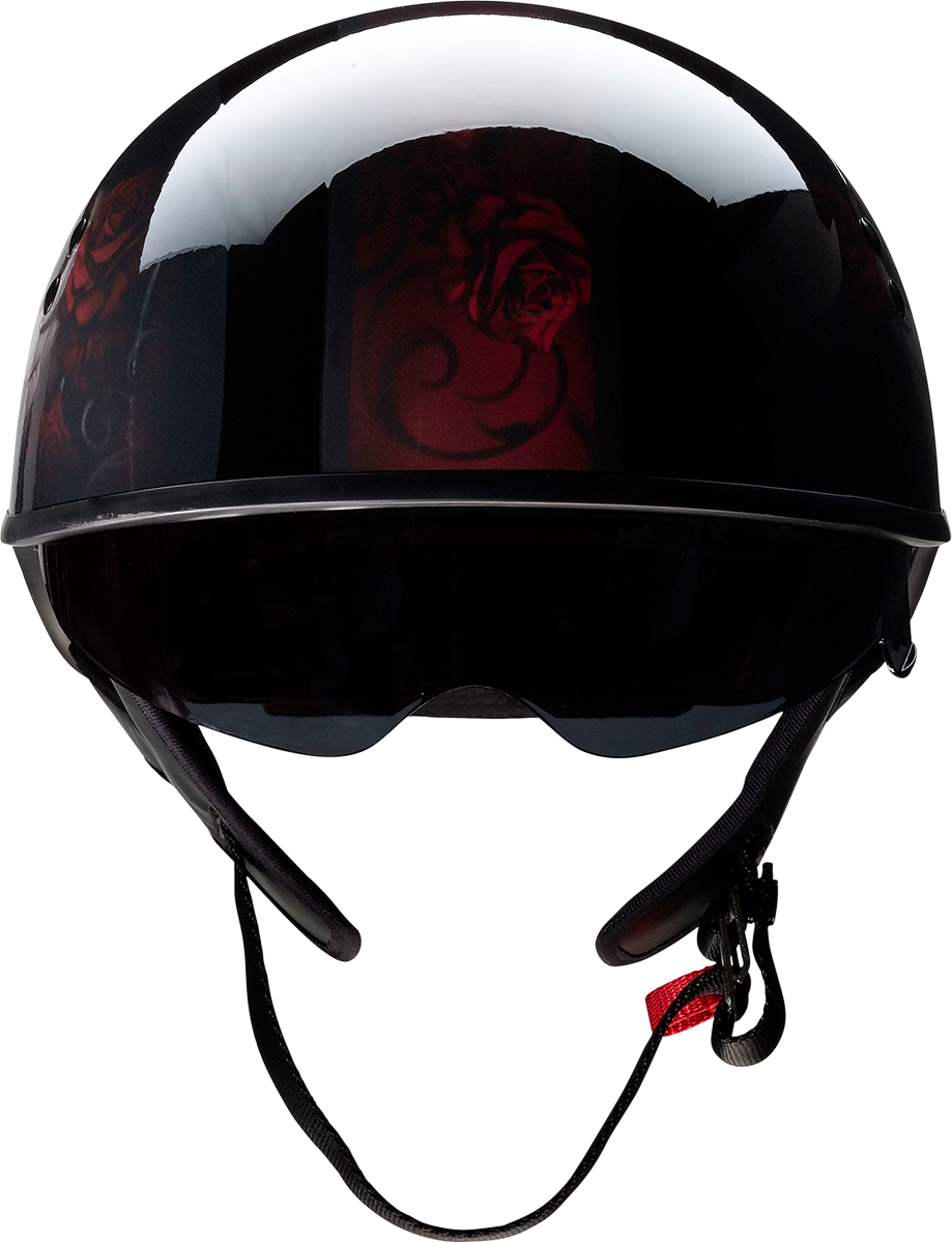 Z1R Vagrant Helmet - Red Catrina - Black/Red - Small 0103-1314