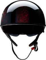 Z1R Vagrant Helmet - Red Catrina - Black/Red - Small 0103-1314