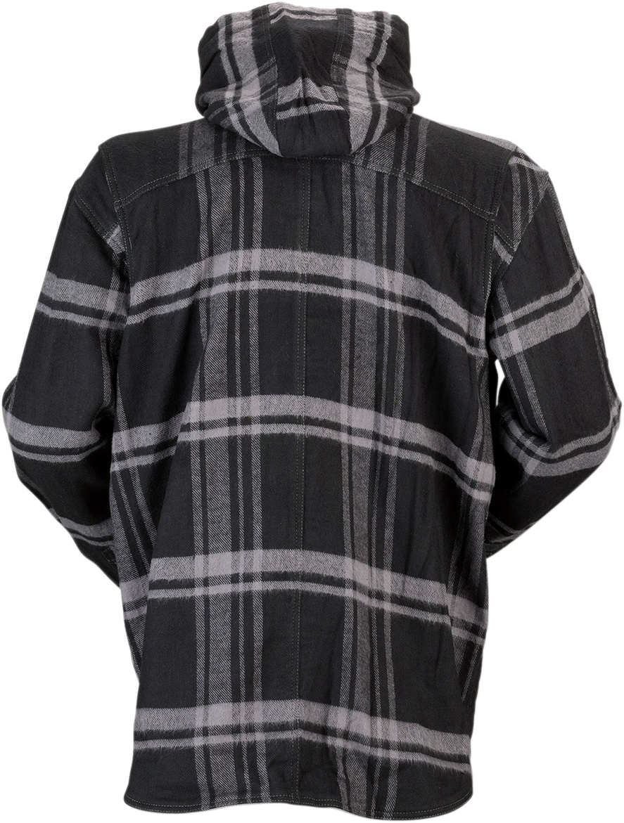 Z1R Timber Flannel Shirt - Black/Gray - Small 3040-2832