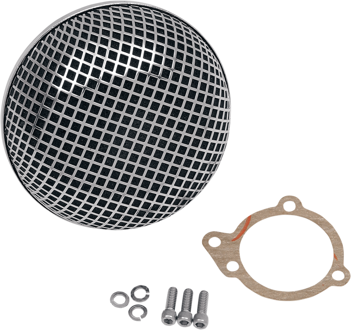 DRAG SPECIALTIES Bob Air Cleaner - Super E and G Carburetor 14-0110SS