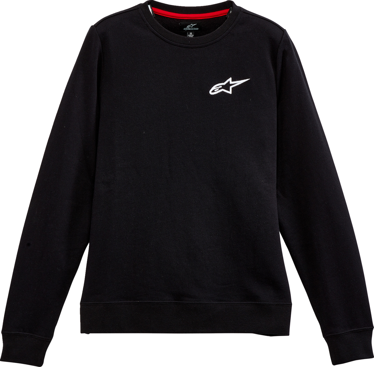 ALPINESTARS Women's Ageless Crew Fleece - Black - Small 12325182010S