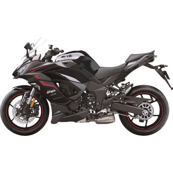 STOMPGRIP Traction Pad Tank Grips - Icon - Black - Ninja 1000 SX 55-14-0178B