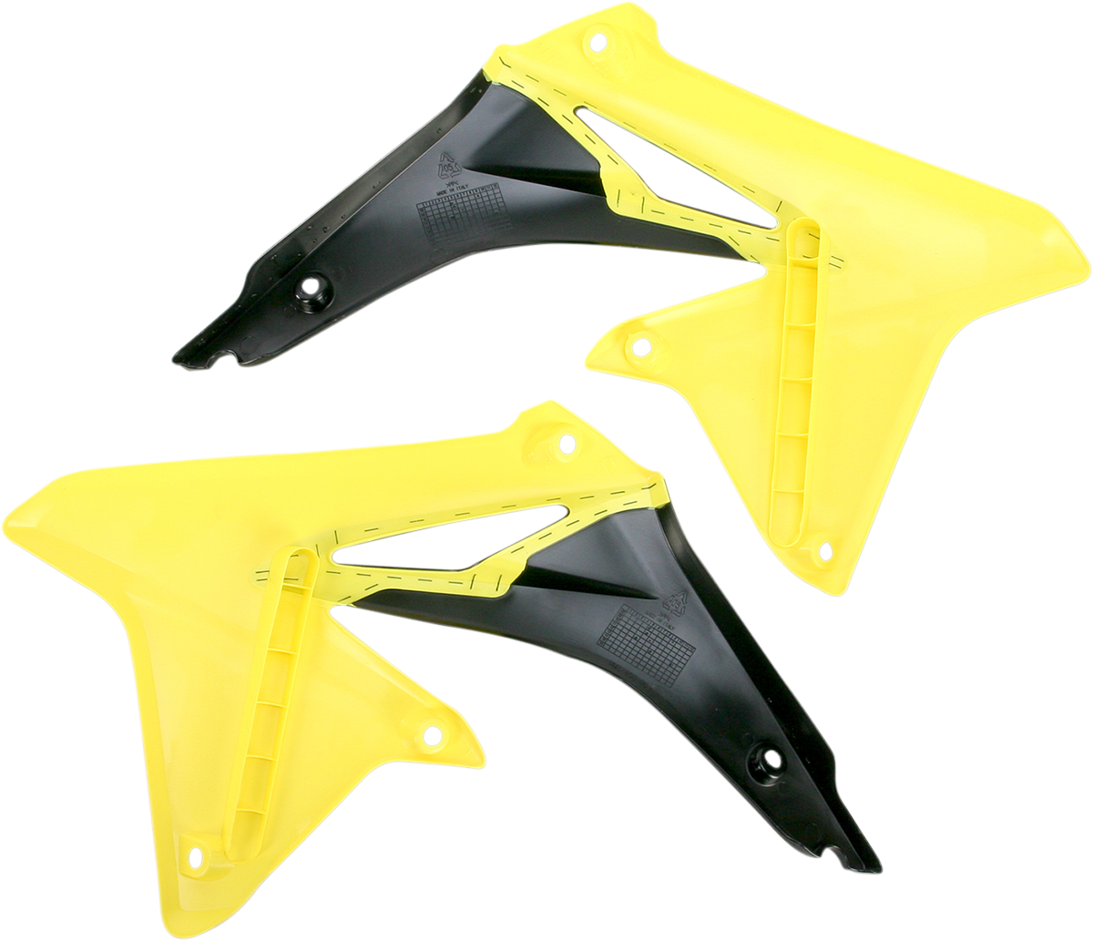 ACERBIS Radiator Shrouds - Yellow/Black 2113861017