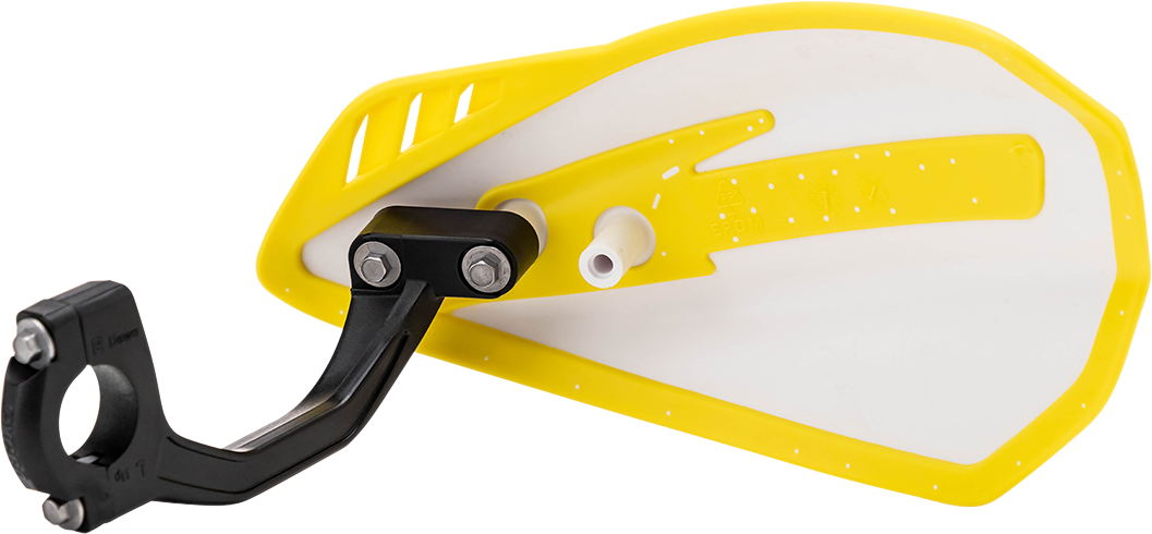 CYCRA Handguards - Cyclone - White/Yellow 1CYC-0056-234