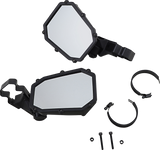 MOOSE UTILITY Mirror - Elite - Side View - Octagon - Black MEMIRKIT-ES1CCS