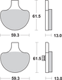 SBS Sintered Brake Pads - Harley-Davidson 579H.HS