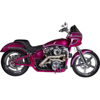 TRASK Tornado Turbo Performance Kit - Polished with Brushed Stainless Steel Exhaust Harley-Davidson TM-7600-PO