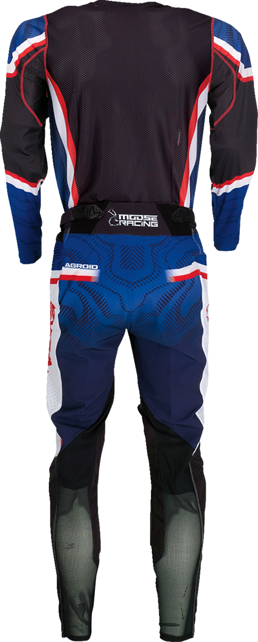 MOOSE RACING Agroid Pants - Red/White/Blue/Black - 34 2901-10686