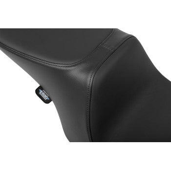 DRAG SPECIALTIES SEATS Predator 2-Up Seat - Solar Leather - Smooth - w/o Backrest - FL '97-'07 0801-1999