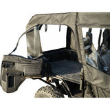 SEIZMIK Soft Doors - Middle/Rear Windows - Black - Honda Pioneer 1000 2016-2023 51-20983