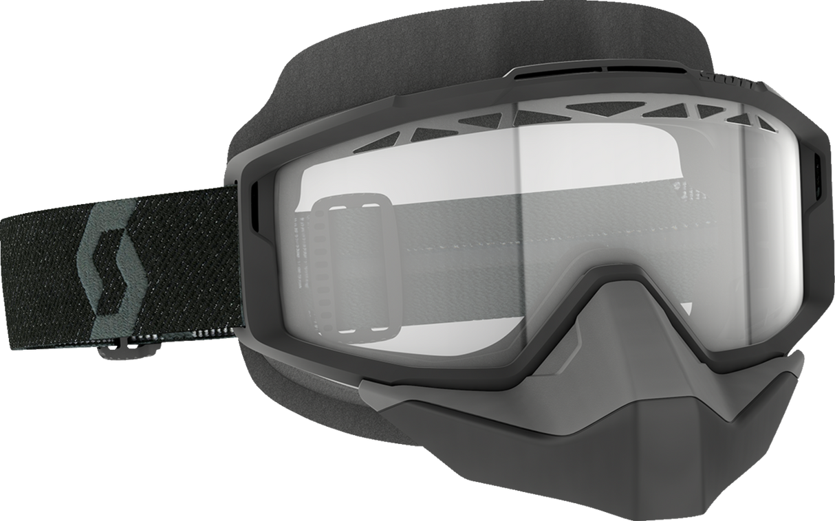 SCOTT Split Snow Goggles - OTG - Black - Clear 285543-0001043