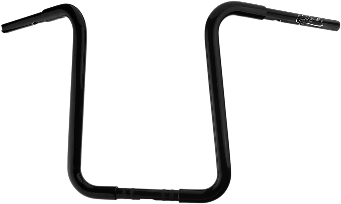 CYCLESMITHS Handlebar - California Ape - 16" - TBW - Heated Grips - Black 113CA16TBWBPH