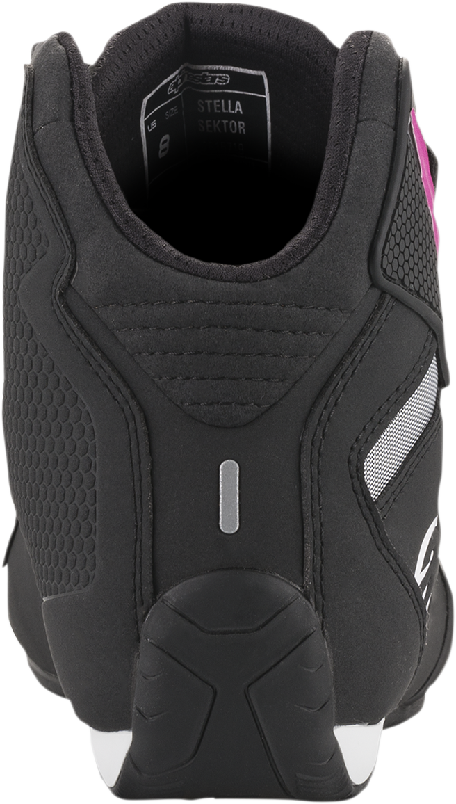 ALPINESTARS Women's Sektor Shoes - Black/Pink - US 11.5 2515719103912