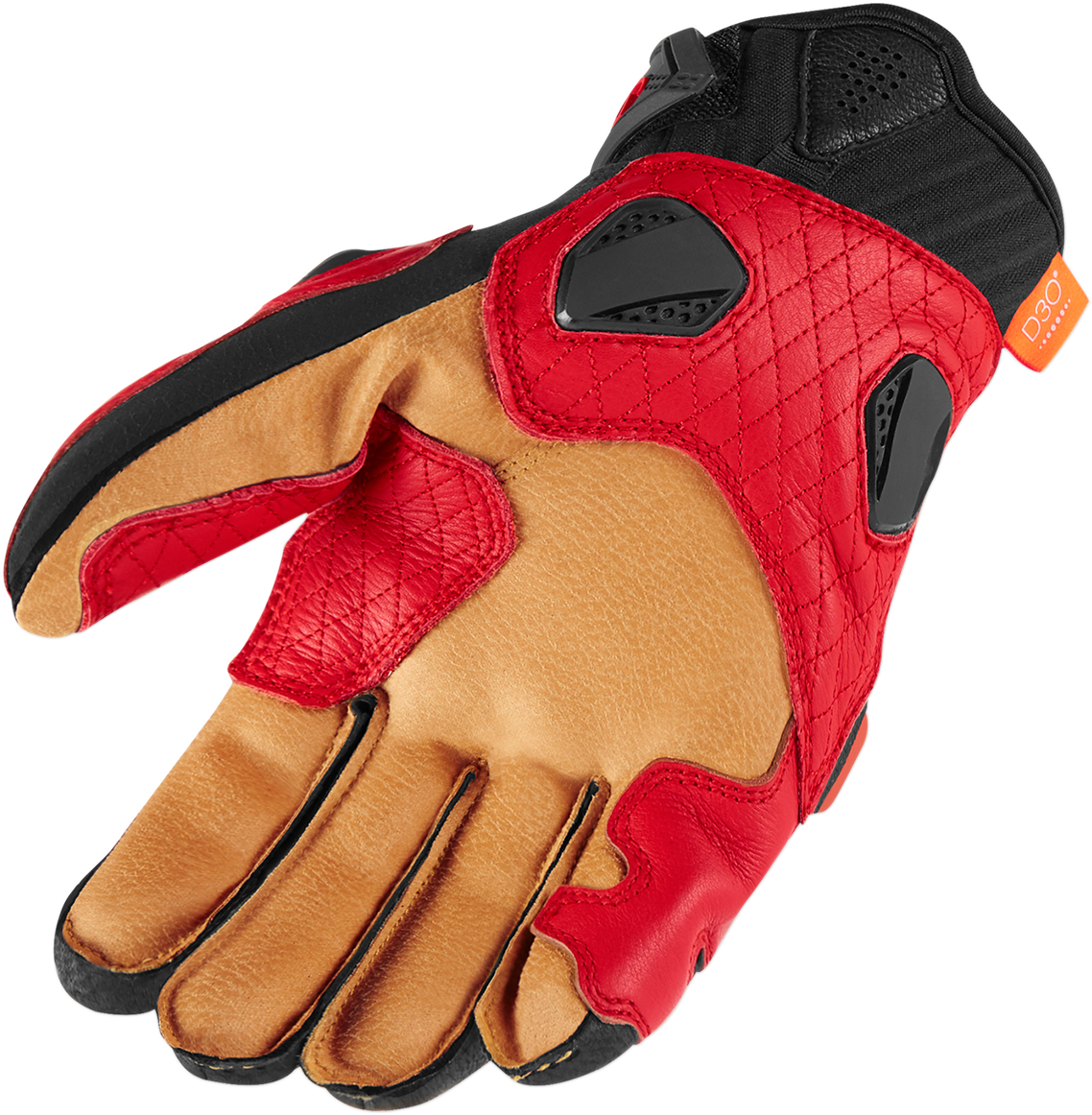 ICON Hypersport™ Short Gloves - Red - Medium 3301-3546