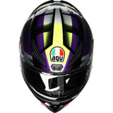 AGV K1 S Helmet - Fastlap - Black/Purple/Pink - XS 0101-19445