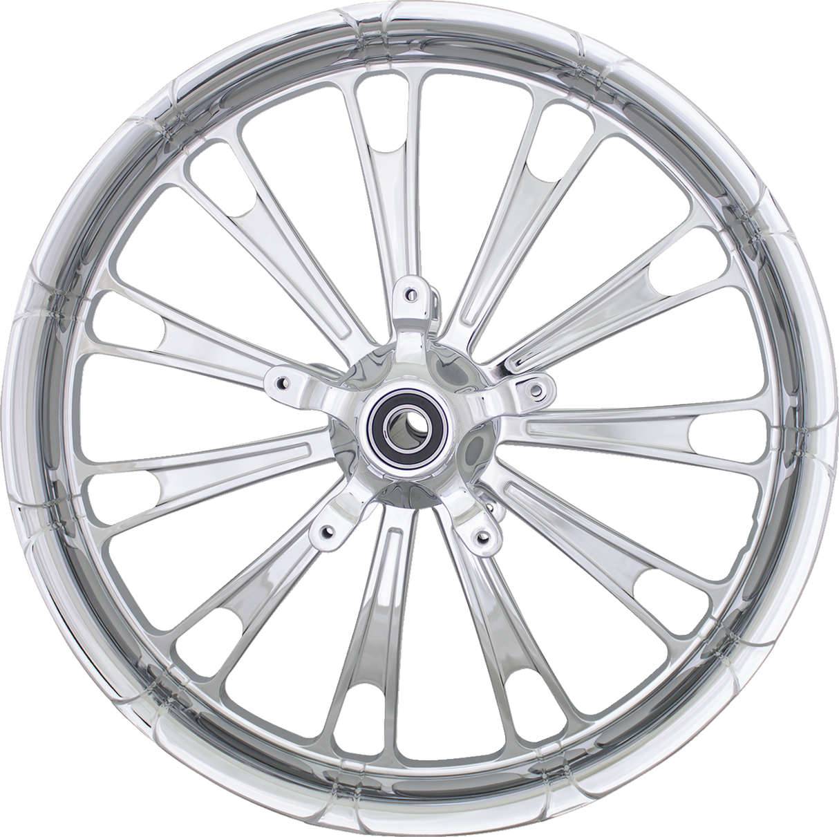 COASTAL MOTO Front Wheel - Fuel - Dual Disc/ABS - Chrome - 19"x3.00" - FL FUL-193-CH-ABST