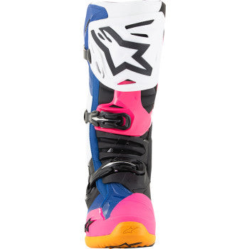 ALPINESTARS Daytona Coast Limited Edition Tech 10 Boots - White/Blue/Pink - US 9  2010020-2014-9