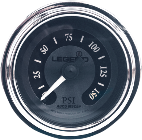 LEGEND SUSPENSION Fairing Mounted LED Backlit PSI Gauges - Titanium 2212-0493