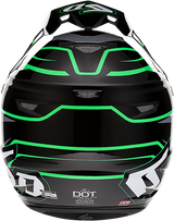 6D ATR-2 Helmet - Phase - Black/Green - XS 12-2844