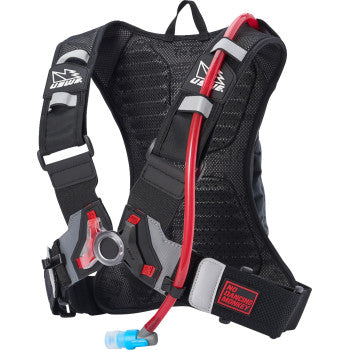 USWE Moto Hydration Pack - 3L - Carbon Black/Gray 2033401 3519-0106