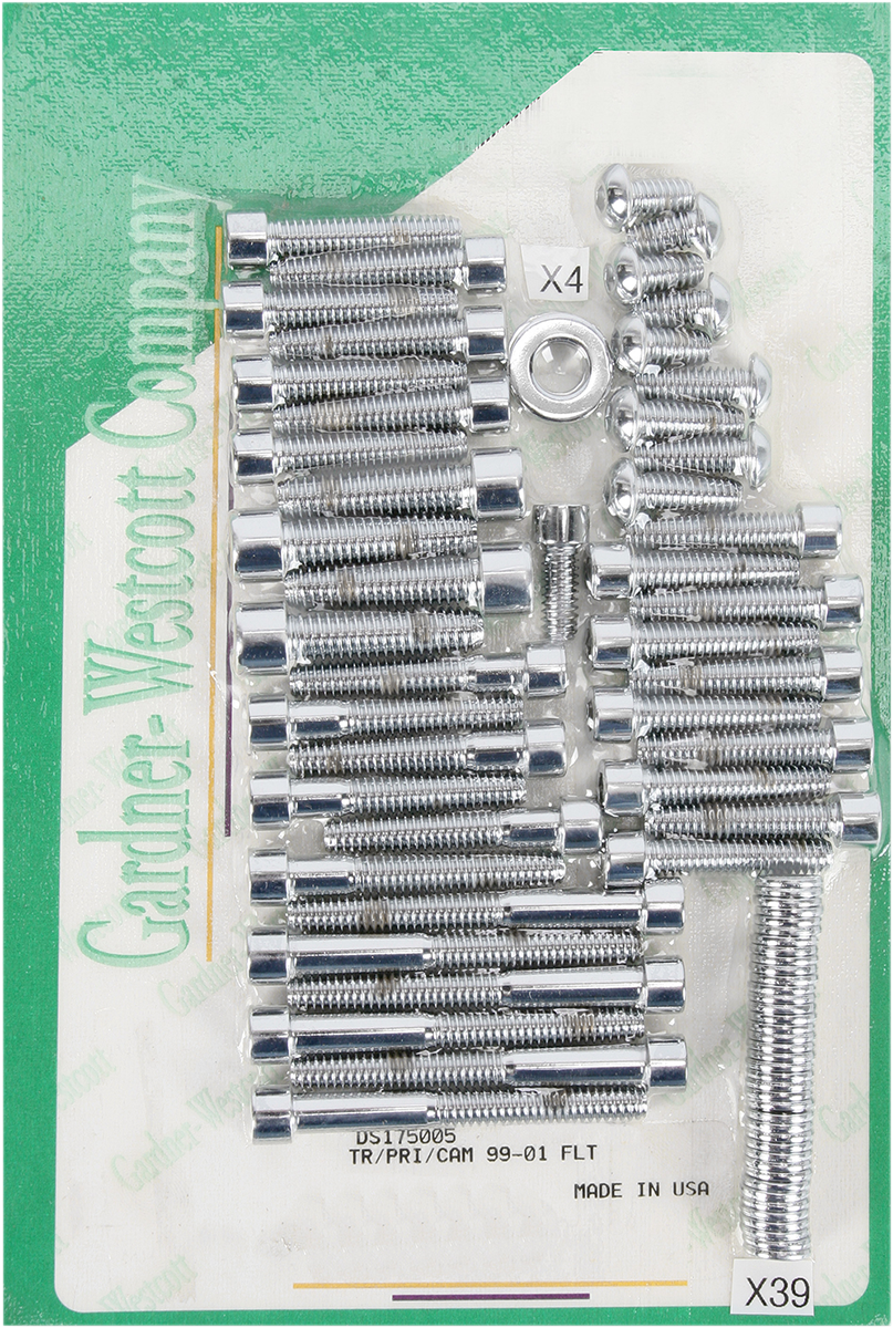 GARDNER-WESTCOTT Bolt Set - Transmission/Primary/Camshaft - FLT P-10-17-01