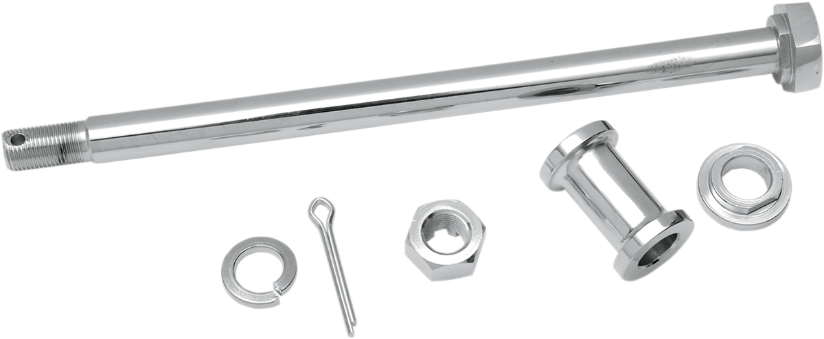 DRAG SPECIALTIES Axle - Rear - Chrome - Kit - 52-78 XL 16-0271-BC