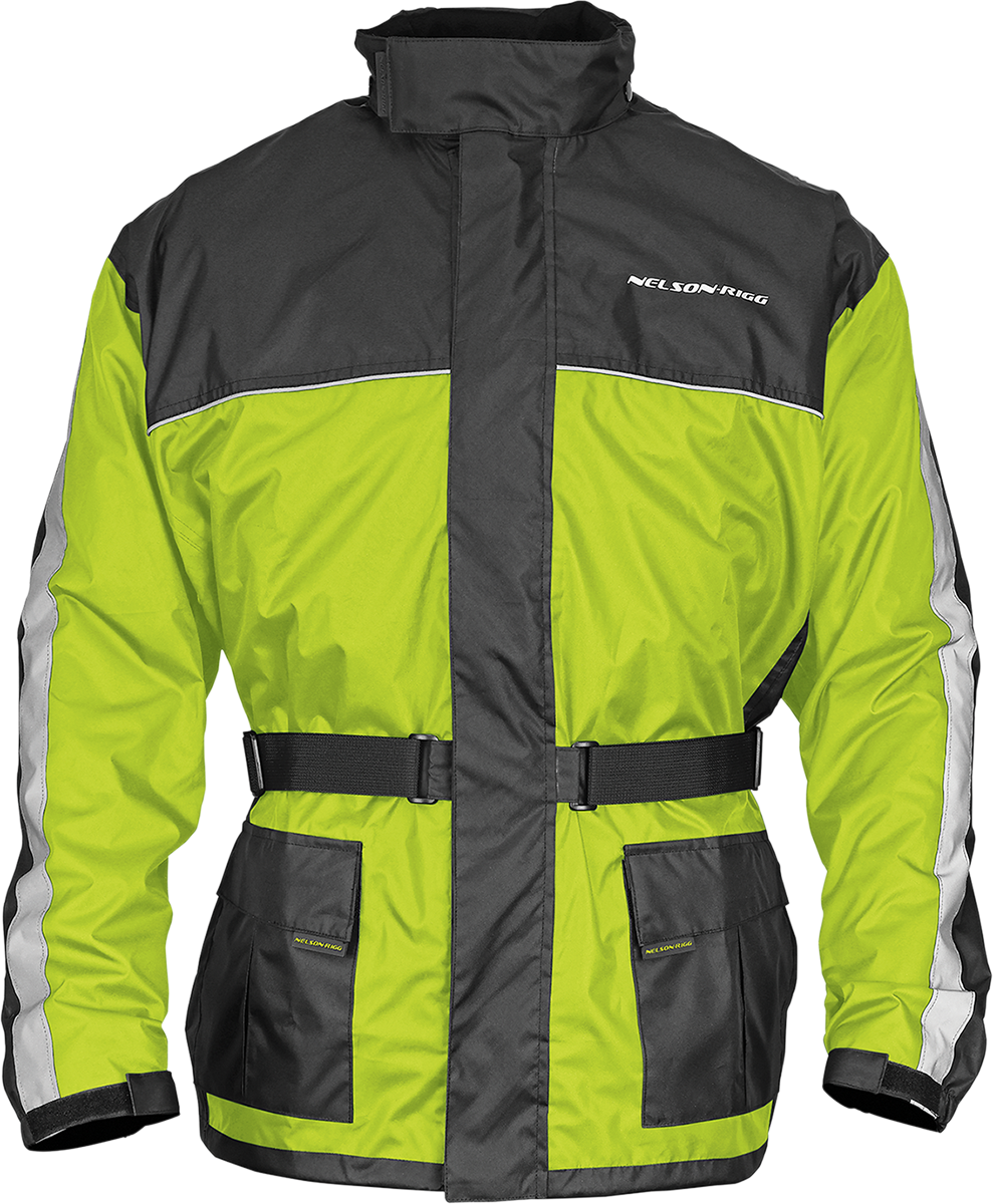 NELSON RIGG Solo Storm Jacket - Hi-Vis/Black - L SSJ-HVY-03-LG