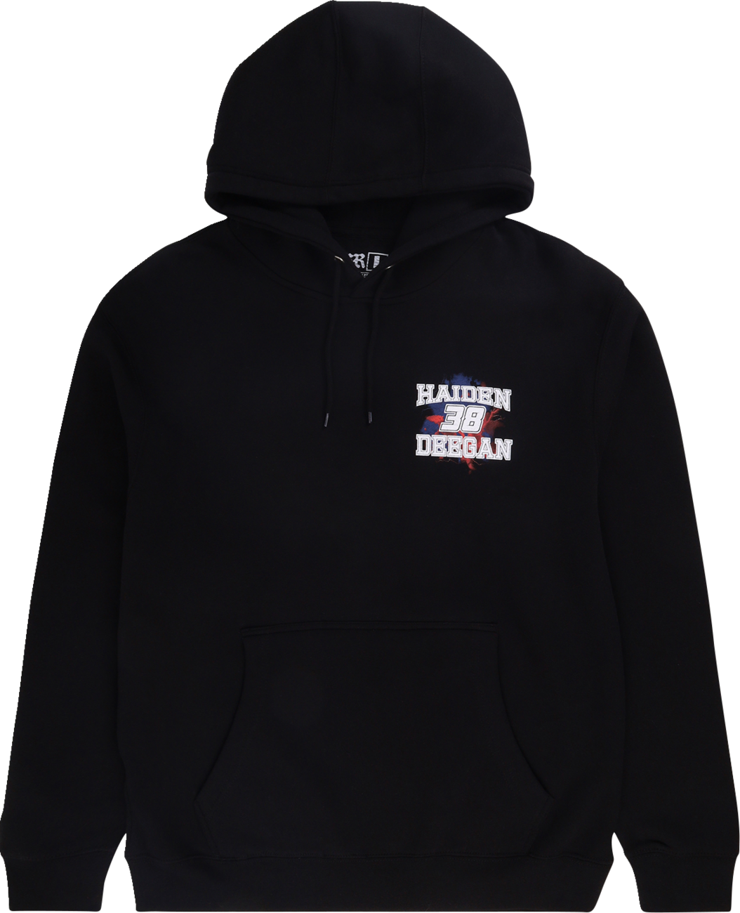 Deegan Apparel 38 Hoodie - Black - Small DMTFP3004BLKS