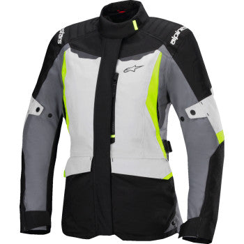 ALPINESTARS Stella ST-1 Waterproof Jacket - Ice Gray/Black/Yellow Fluo - XS  3210325-9145-XS