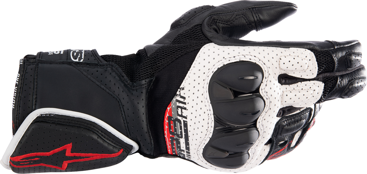 ALPINESTARS SP-8 V3 Air Gloves - Black/White/Bright Red - Small 3558621-1304-S