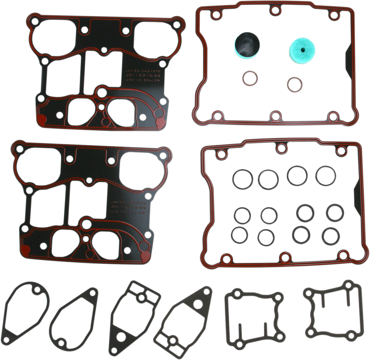 JAMES GASKET Rocker Cover Gasket Kit - Twin Cam JGI-17033-99