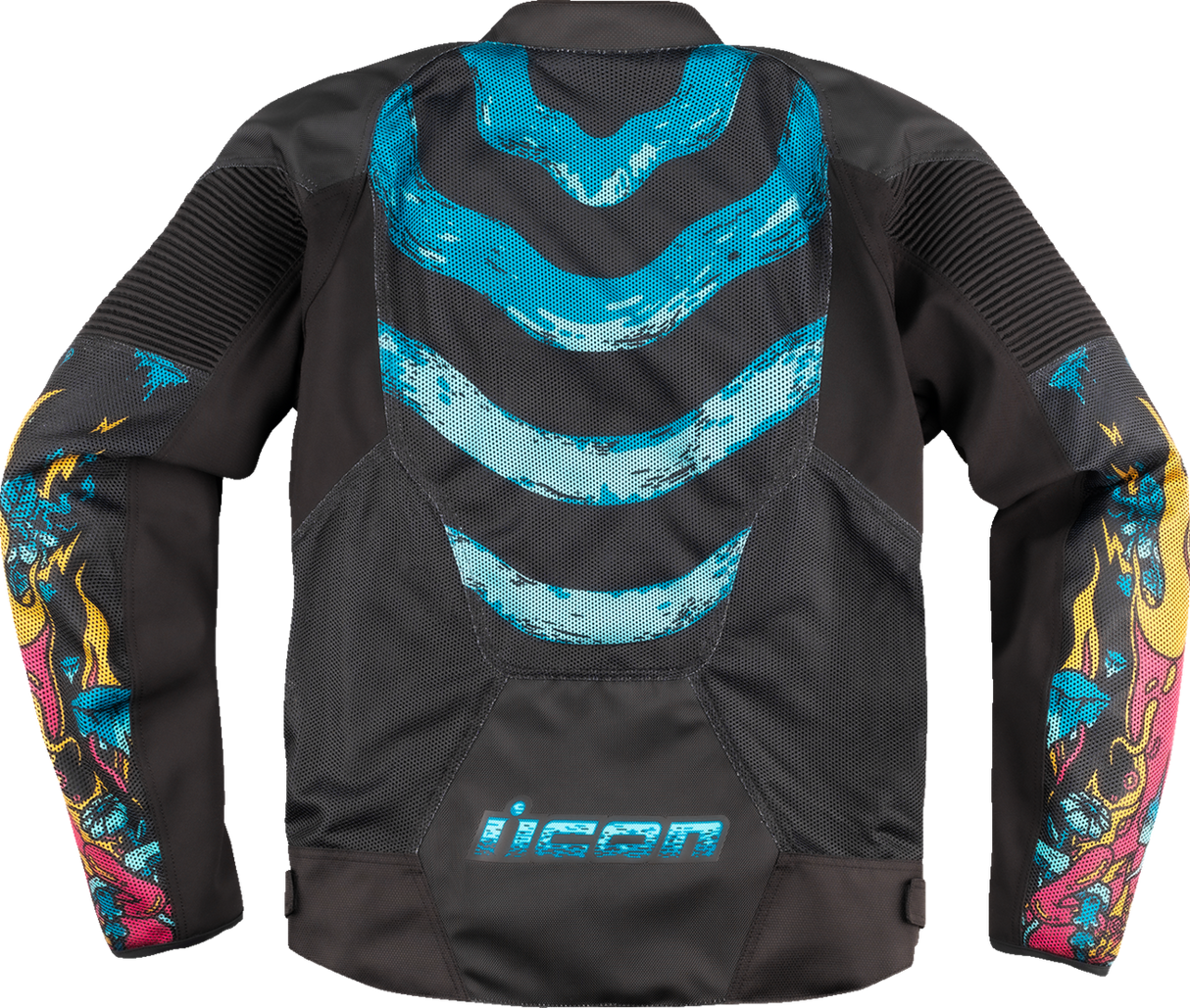 ICON Overlord3 Mesh Munchies™ Jacket - Teal - Small 2820-6724