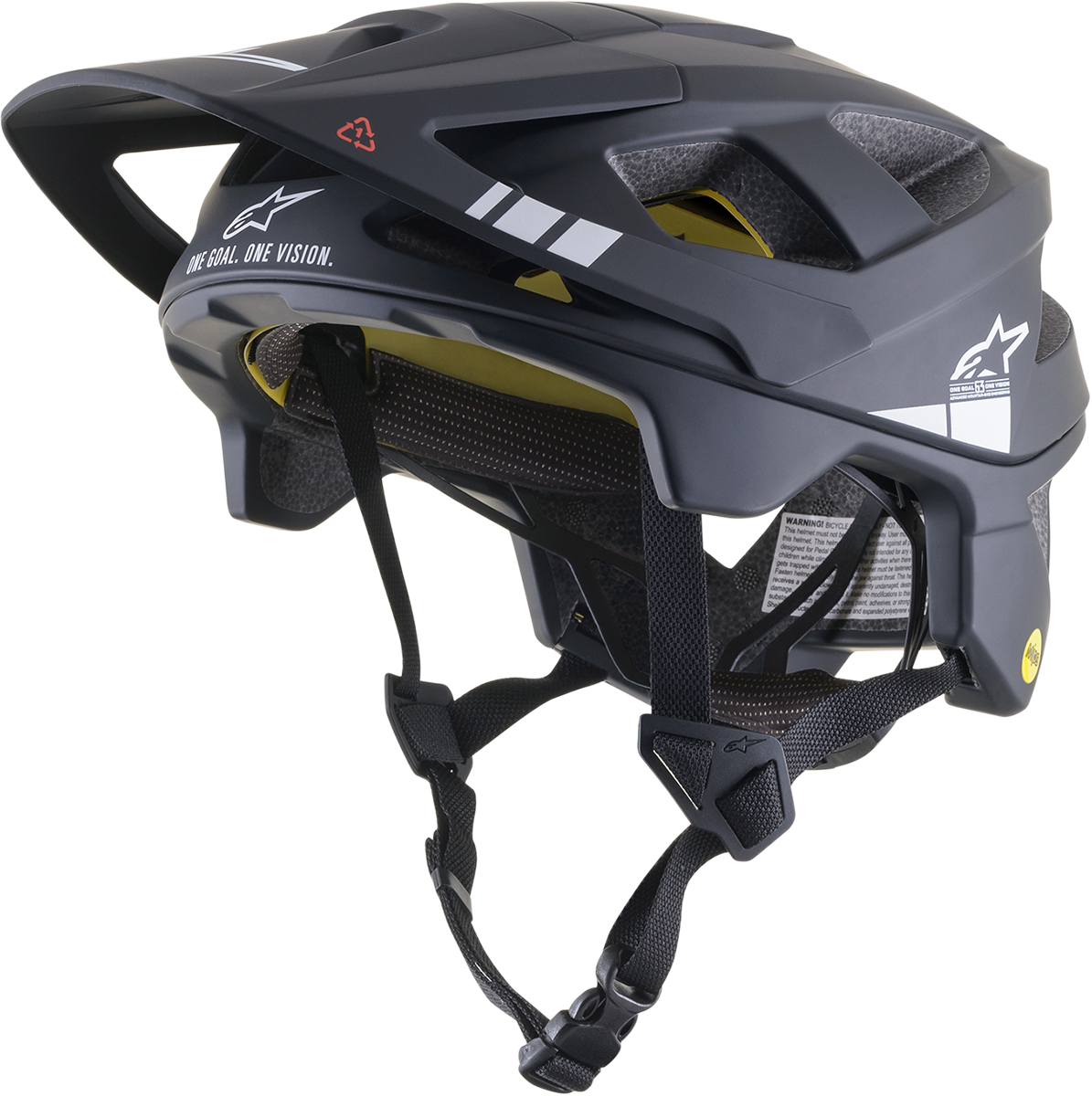 ALPINESTARS Vector Tech Helmet - Black/Light Gray Matte - MIPS® - Small 8700421-1092-SM