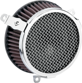 COBRA Air Filter - Plain - XL - Chrome 606-0103-03-SB