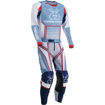 MOOSE RACING Agroid Jersey - Gray/Blue - 3XL 2910-7499