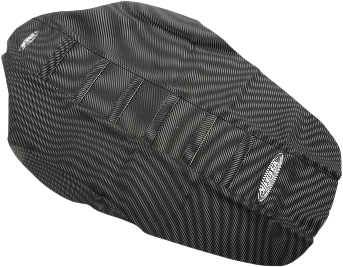 SDG 6-Ribbed Seat Cover - Black Ribs/Black Top/Black Sides - CRF 150 95999