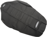 SDG 6-Ribbed Seat Cover - Black Ribs/Black Top/Black Sides - CRF 150 95999