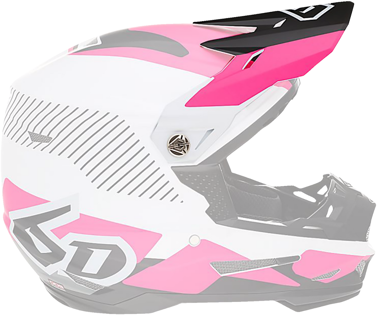 6D ATR-2 Visor - Fusion - Pink 72-6106