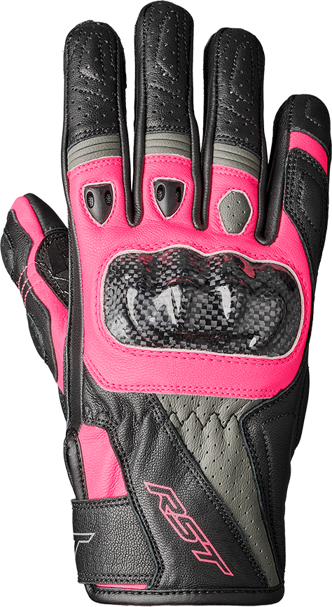RST Womens Stunt Iii Ce Glove Black / Pink / Grey Sm 102097PNK-06