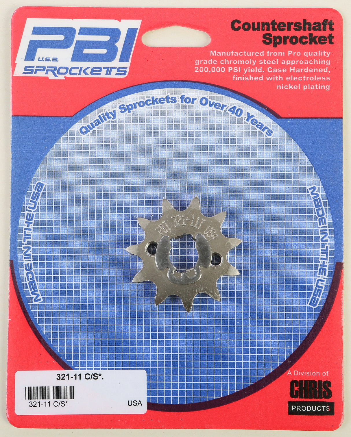 PBIFront Cs Sprocket Steel 11t-420 Hon321-11