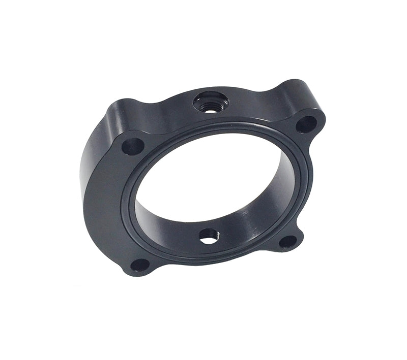 Torque Solution Throttle Body Spacer 2013+ Hyundai Genesis Coupe 2.0T  - Black TS-TBS-029B