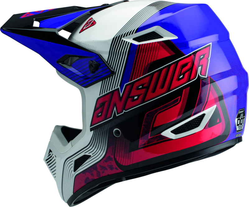 Answer AR1 Vendetta Helmet Red/White/Purple - XS 447685