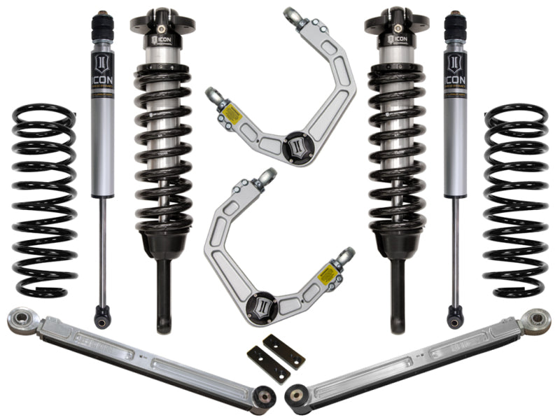 ICON 03-09 Toyota 4Runner/FJ 0-3.5in Stage 3 Suspension System w/Billet Uca K53053