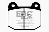 EBC 99-03 Mitsubishi Lancer Evolution 2.0 Turbo Redstuff Rear Brake Pads DP31538C